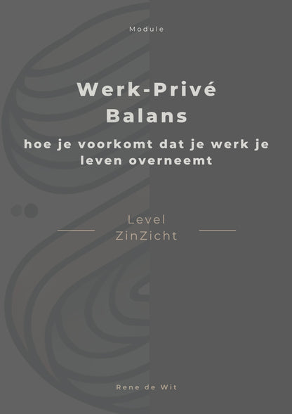 Werk-Privé Balans