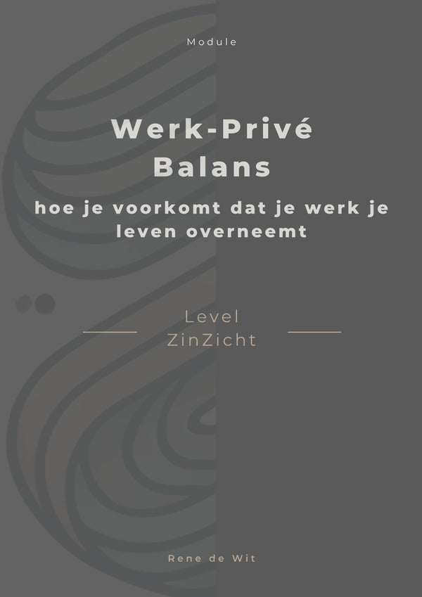 Werk-privé balans